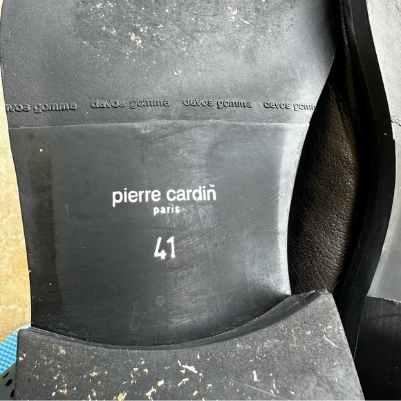 Pierre Cardin Paris Leather Black Oxford Men’s Size 41 - Picture 7 of 14